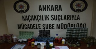 Ankarada 678 Bin Adet Kaçak Vitamin Hapı Ve Kişisel Bakım Ürünü Ele Geçirildi