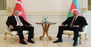 Başkan Erdoğan, Azerbaycan Cumhurbaşkanı Aliyev İle Görüştü