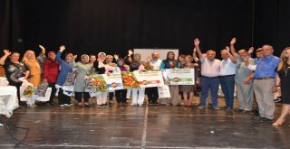 Kadın Çiftçiler Yarışıyor Elmalı Etabı