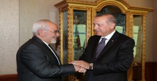 Cumhurbaşkanı Erdoğan, İran Dışişleri Bakanı Zarifi Kabul Etti