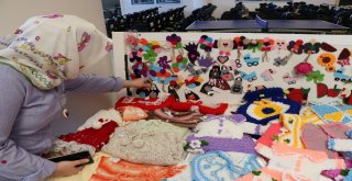 Kahramanmaraşta Keçe Tasarım Sergisi Açıldı