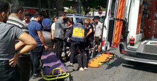 Karşıdan Karşıya Geçmek İsterken Otomobilin Çarptığı Kadın Yaralandı