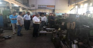 Çınar, Zesob Atölyelerinde İncelemelerde Bulundu