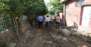 Parke Taşı Çalışmaları Devam Ediyor