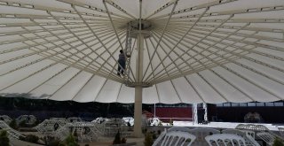 Türkiyenin En Büyük Şemsiyesi Gümüşhanede