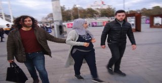 (Özel) Taksimde Filistinli Kadının Bileziğini Çalan Suriyeli Yakalandı