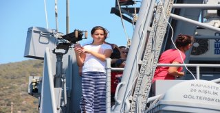 Bodrumda Savaş Gemisine Akın Ettiler