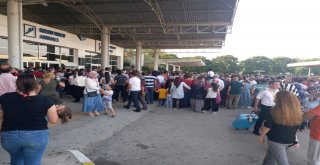 Antalyada İlk Hac Kafilesini Mahşeri Kalabalık Karşıladı