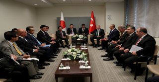 Cumhurbaşkanı Erdoğan, Japonya Başbakanı Şinzo Abeyi Kabul Etti