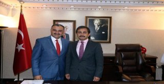 Başkan Cabbardan Bakan Yardımcısı Aksuya Ziyaret