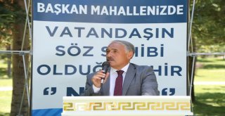Niğde Belediyesinin Hizmet Çadırı Aşağı Kayabaşı Mahallesinde