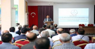 Vali Ali Hamza Pehlivan Okul Müdürleriyle Bir Araya Geldi