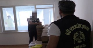 Antalyada 4 Bin 500 Litre Taklit Zeytinyağı Ele Geçirildi