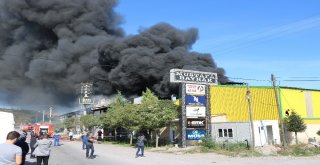 Sakaryada Sanayi Sitesinde Yangın