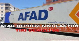 Afad Tırı Denizliye Gelecek