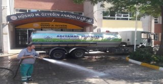 Adıyaman Belediyesi Yeni Eğitim Yılı Öncesi Kolları Sıvadı