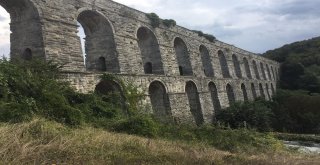 Restorasyonuna Başlanan Eyüpsultandaki Kovuk Kemer Havadan Görüntülendi