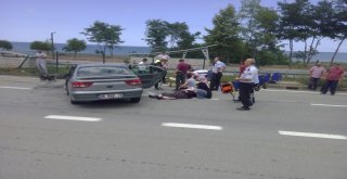 Trabzonda Trafik Kazası: 4 Yaralı