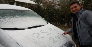 Kütahyaya Mevsimin İlk Karı Yağdı
