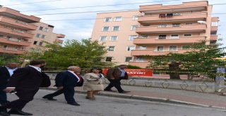 Bozbey Kirişleri Çatlayan Apartmanı İnceledi