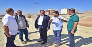 Ceylanpınarda Yol Yapımı Hız Kazandı