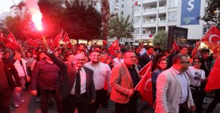 Adanada Meşaleler Cumhuriyetin 95. Yılı İçin Yandı