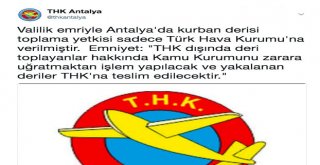 Antalyada Thknın Deri Toplama Paylaşımı Ortalığı Karıştırdı
