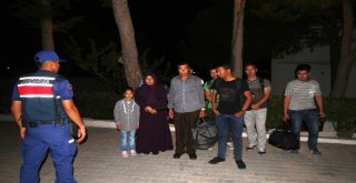 Ayvalıkta 10 Göçmen Jandarmadan Kaçamadı