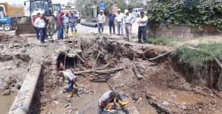 Silopide Su Arıza İşleri Devam Ediyor