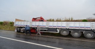 Tekirdağda Tır Kazası