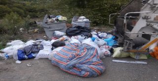 Tatilcilerin Bıraktığı Çöpler, Özel İdare Ekiplerince Toplanıyor