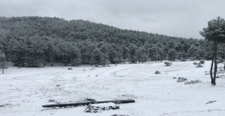 Bursanın Dağ İlçeleri Beyaza Büründü