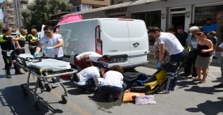 Geriye Gitmek İsteyen Araç Yayaya Çarptı