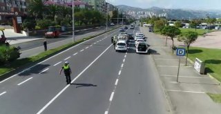 Trabzon İl Genelinde Drone İle Trafik Denetimleri Başladı