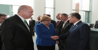 Cumhurbaşkanı Erdoğan, Merkel İle Görüştü