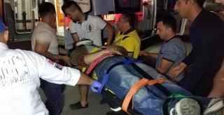 Kaza Yapınca Aracına Çarpan Motosikletteki Şahıslar Akrabası Çıktı