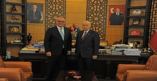 Başkan Ergün, Mhp Genel Başkanı Devlet Bahçeli İle Buluştu