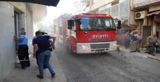 Beyaz Eşya Deposunda Korkutan Yangın