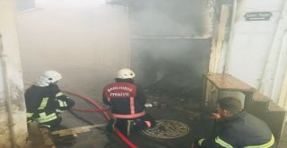 Kunduracılar Pazarındaki Bir İş Yerinde Yangın Çıktı