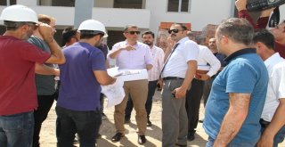 Başkan Yüksel Yapımı Devam Eden Tesisleri İnceledi