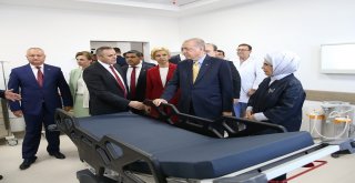 Cumhurbaşkanı Erdoğan, Komrat Bölge Hastanesi Aziz Sancar Tanı Ve Tedavi Merkezinin Açılışına Katıldı