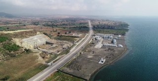 (Özel Haber ) 1915 Çanakkale Köprüsünde Çalışmaların Son Hali Havadan Görüntülendi