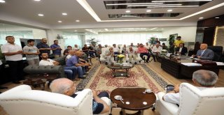 Şentepe Esnafı Başkan Yaşar İle Dertleşti