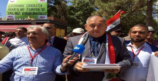 Kayseride Yaşayan Iraklılar Sembolik Dolar Yaktı