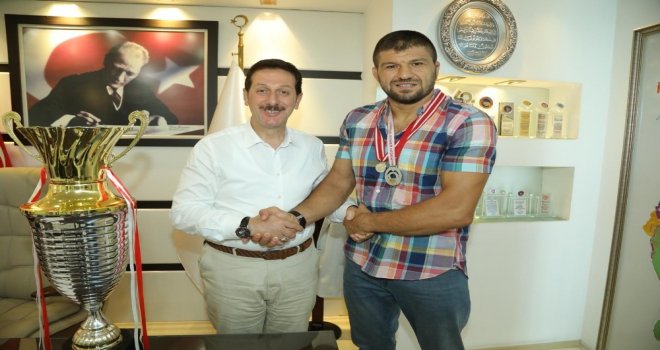 Kırkpınarın 2.si Yılmazdan Başkan Toka Ziyaret