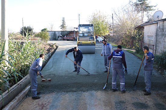 Büyükşehir İlk Kez Beton Asfalt Uygulaması Yaptı.