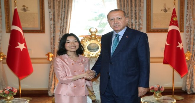 Cumhurbaşkanı Erdoğan, Japonya Prensesi İle Görüştü