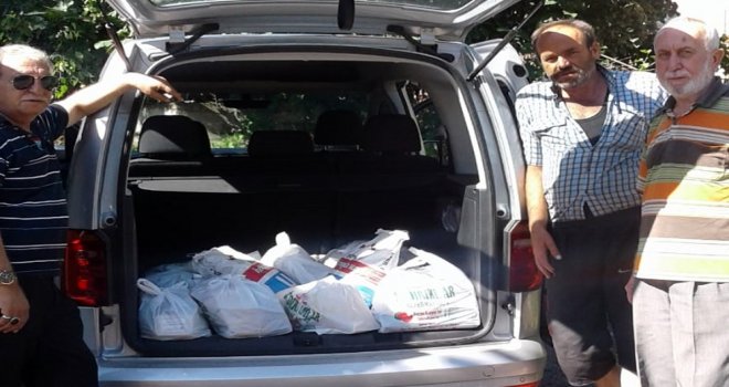 Verem Savaş Derneği Köylerde Kumanya Dağıttı