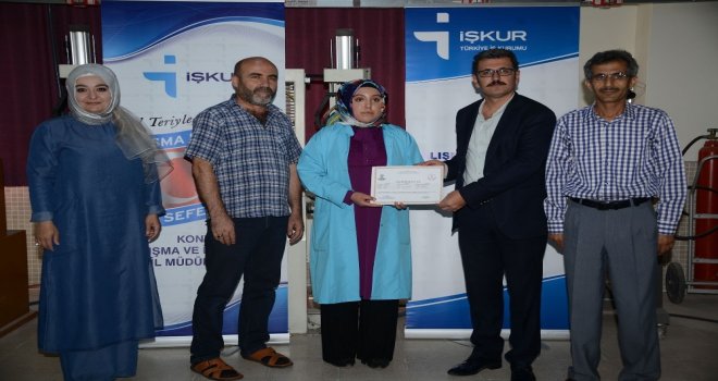 Sayacılık Kursunu Tamamlayan Kursiyerler Sertifikalarını Aldı