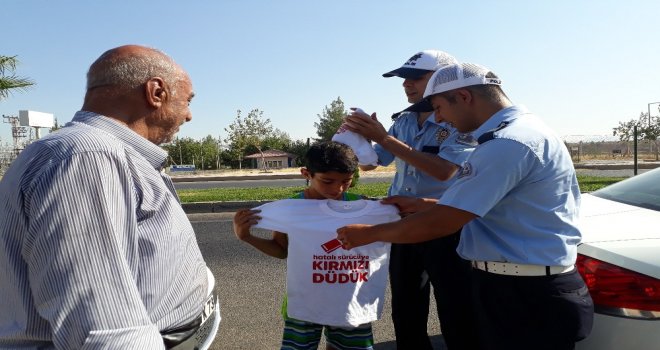 Şanlıurfada “Kırmızı Düdük” Uygulaması